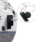 Replacement Wheel For Robot Vacuum Drive Wheel Assembly Left And Right Compatible With D520 1690 Pro shown close-up