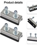Heavy Duty Roof Rack Mounting Brackets 2 Pack For RV Roof Rails And Solar Panels with Durable Stainless Steel Clamps product details