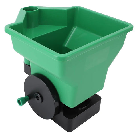 Handheld 3L Manual Lawn Spreader For Fertilizer And Salt Compact Portable Yard Care Tool on white background