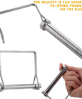 10 Piece Large Trailer Coupler Pin Set Heavy Duty Hitch Pin Locking Pin 5 Sixteenth Inch By Two And Three Quarter Inch 8x70mm Zinc Plated