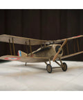 100th Anniversary Series French Spad VII Laser Cut Balsa Wood Model Kit with 18 Inch Wingspan on display