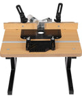 Experience Hella Smooth Routing Precision With This Portable Benchtop Router Table with heavy-duty aluminum top and MDF surface.