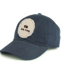 Eight Pack Sublimation Blanks For Hats And Garments 100 Percent Polyester Heat Press Ready Patches on blue hat.