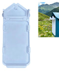 Replacement Backplates And Accessories Compatible With Bird Watching Systems Durable Back Panel Kit next to birdhouse outdoors