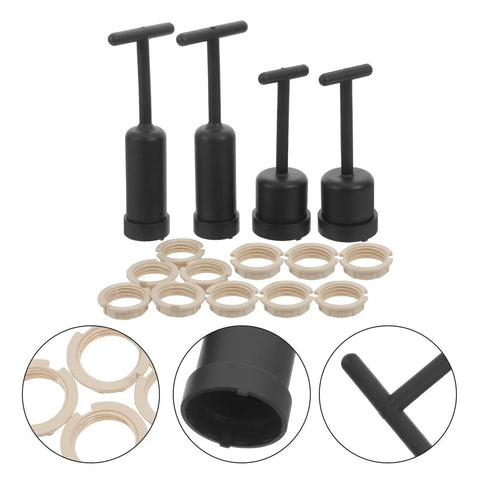 Super Cool 24 Pc G9 Lamp Shade Socket Rings With Adapter And Removal Tool For Quick Install And Sleek Look On Any Light Fixture Fixture. black tool set with beige rings