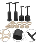 Sick G9 Lamp Socket Rings Kit With 24 Durable Plastic Adapters For Secure Fixture Holder Replacement And Easy Light Shade Fixing Upgrades, rings and tools