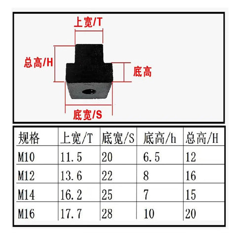 Adjustable Cnc Mill Workpiece Stop Positioner Locator Tool Precision Machining Jig with dimensions and specifications.