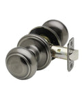 Antique Nickel Interior Door Knob Passage Handle for Bedrooms and Bathrooms and Closets, reversible, heavy duty, non-locking hardware