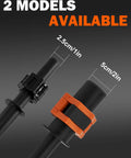 Two In Forearm Trainer for Strength Grip and Wrist Mobility, two size options, metal bars with locking collars