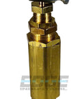 Pilot Unloader Valve For Air Compressor 1 Quarter Inch Male NPT Inlet And 1 Eighth Inch Discharge Outlet, brass body