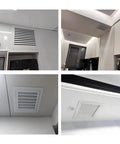Rock Solid Universal Metal Access Panel Slick Louvered Inspection Door For Hvac Ducts and Cleanrooms in ceiling mount design