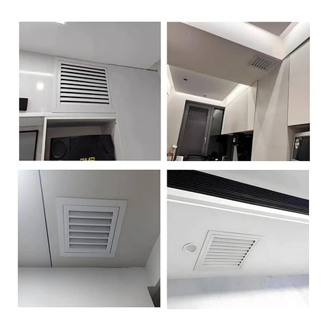 Rock Solid Universal Metal Access Panel Slick Louvered Inspection Door For Hvac Ducts and Cleanrooms in ceiling mount design