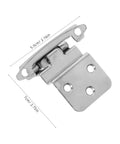 8 Pack Inset Concealed Self Closing Cabinet Hinges No Slam With Soft Close Dampers Flush Mount Adjustable