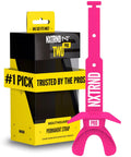 Game Day Ready Dope Football Mouth Guard With Permanent Strap For Adults And Youth Pink, shown with packaging