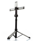 Tri Mobile 2000 Lumen Area Work Light With Tripod Mount Three Panel LED Flood Light That Rotates In Any Direction on tripod