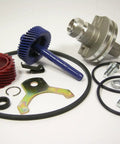 Customizable Mechanical Speedometer Gear Kit for TH350 and 700R4 Transmissions, Includes 17 Tooth Drive Gear and 43 Tooth Driven Gear, Housing CT1288, Speedometer Parts for Plug And Play Install and Precise Calibration components displayed