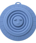 Six Inch Sleek Silicone Tub Stopper, Heavy Duty Bathtub Drain Plug With Rock Solid Suction Grip, Reusable No Fuss Anti Clog Kitchen Sink And Shower Cover, Blue