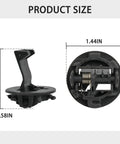 Durable Lid Strike Replacement For Washer Lid Assembly W11091027 W11044611 W11457841 Fits Top Load Washers Black Finish Easy Install No Fuss Solid Closure, black plastic, 1.58in x 1.44in