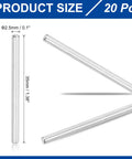20 Piece Dowel Pin Set 2.5mm By 35mm Stainless Steel 304 Rust Resistant Durable Hardware Kit For Shelves And Projects
