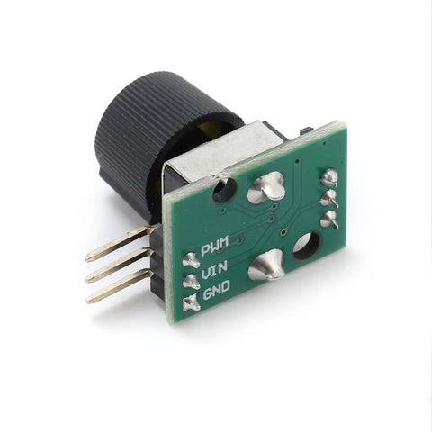 Close-up of Servo And ESC Tester Kit For FPV RC Planes And Cars, PWM Checker For Brushless Motors, single unit detail view.