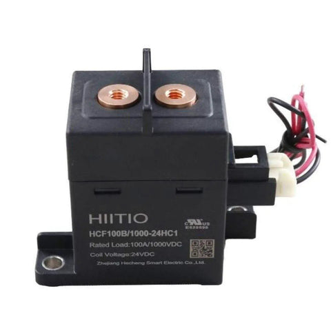 Built Tough 1000VDC High Voltage DC Contactor With Zero Arc Magnetic Blowout Tech for EV Charging and ESS Solar Gear, ceramic sealed, 100A.