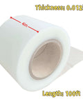 Urethane Die Protection Film For Press Brake Bending 4 Inch Wide 0.012 Inch Thick 100 Foot Roll Pro Grade Non Adhesive