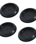 4 Pieces Rubber Plugs For Round Holes One And Three Quarters Inch Black Snap In Locking Hole Plugs Waterproof Silicone Stopper