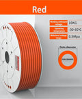 Top Shelf Pneumatic Air Hose And Compressor Tubing 4Mm 6Mm 8Mm 10Mm Variants One Meter Run on spool showing orange color and specifications.