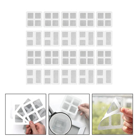 DIY Fiberglass Screen Repair Kit With Self Adhesive Mesh Patches For Windows And Doors Easy Quick Tear Fix For Home Use