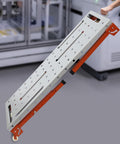 Rock Solid Foldable Welding Bench With Killer 1000 Lb Load Rating And Smooth Height Adjustments From 13 To 21 Inches precise pinholes visible.