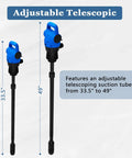 High Octane Dual Power 120V And 12V Electric Drum Pump For 55 Gallon Barrels with adjustable telescoping suction tube.