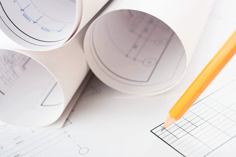 Blueprints with pencil for Do It Yourself Wind Turbine Water Aerator And Wind Power Generator Setup For Off Grid Living Eco Friendly Generator Kit