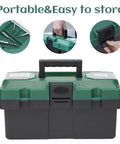 23 Piece Stainless Steel Packing Extractor Set With Flexible Shaft in closed PP toolbox showing portability