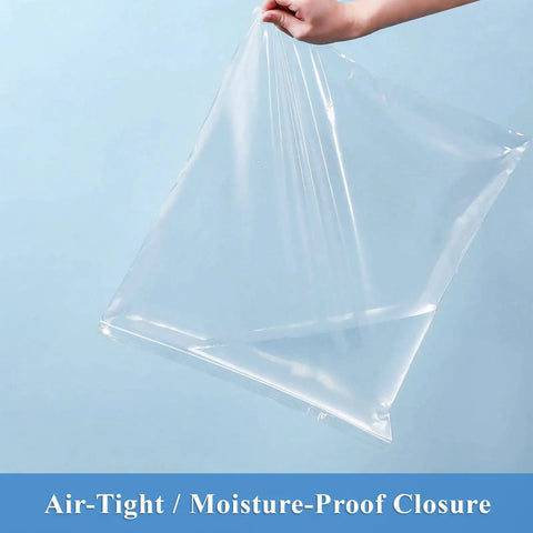 Beefy Storage Solutions Featuring Eighty Count Extra Large Reclosable Plastic Bags Measuring 16 X 18 Inches With Crisp Clear Air Tight Zip Lock Seal For Food Clothes And Travel Gear