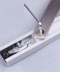 Close-up of Slick Hidden Buffer Hydraulic Hinge Heavy Duty Thickened Automatic Door Closer mechanism with stainless steel details.