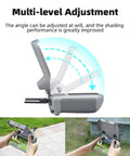RC Sun Hood Shield For DJI RC 2 Controller showing multi-level adjustment with sunshade, enhancing shading performance outdoors.