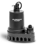Heavy-Duty 1/2 HP Submersible Utility Pump Delivers Up To 3300 GPH, Thermoplastic Build With 10 Ft Cord, 1-1/2 In NPT Discharge