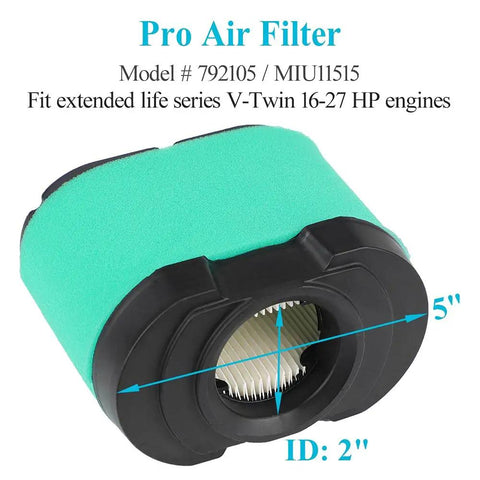 All In One Air Filter And Oil Filter Tune Up Kit For John Deere D170 Z425 Lawn Mower Replaces MIU11515 696854 792105 407777