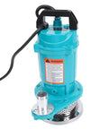 Tough As Nails Half Horsepower Submersible Water Pump With Heavy Gauge Stainless Steel Build, 3450 RPM motor and US plug cord.
