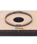 65mm Circle Cutter With Wood Base, Durable Alloy Steel Round Cutting Die For Leather, Fabric, Clay And Wood DIY Projects