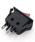 Heavy Duty Rocker Switch Replacement For Bench Grinders Compatible With Ryobi BgH615 BgH616 BgH625 BgH826 BgH612, black toggle switch close-up.