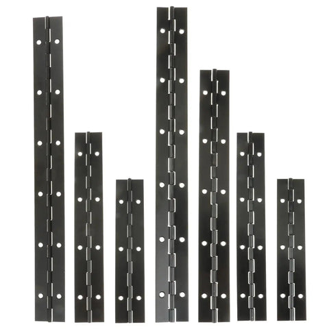 Beefy Stainless Steel Piano Hinge With Holes, Continuous Cabinet Door Hinge 200x30x1 mm laid out in various sizes