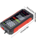 FS899L All In One Digital Multimeter with measurements showing size in millimeters and inches