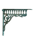 Wall Mount Shelf Bracket With Roman Column Triangle Structure For Dope Space Saving Storage, Vintage Industrial Style