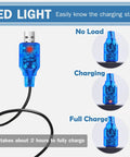 LED light indicators on USB charger for 3.7V 800mAh Li Ion Battery Two Pack with USB Chargers SM 2P Plug for RC Cars
