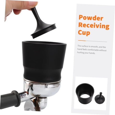 Aluminum Alloy Espresso Dosing Cup With Flat Base For Coffee Machines And Barista Use Portable Powder Collector Cup