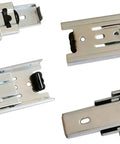 Pro Level Heavy Duty Full Extension Drawer Slides Six Inch Telescopic Ball Bearing Cabinet Rails Smooth Like Butter Metal Drawer Guides, two metal rail sets for cabinet drawer installation.