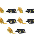 5PCS ESD Wrist Strap Ground Socket Kit With L Shaped Ring Connector And 1.75m Cable, Anti Static Wrist Band for Electronics