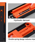 Heavy Duty Ball Bearing Drawer Slides With Soft Close Telescoping Drawer Runners Full Extension 3 Section Side Mount Rails