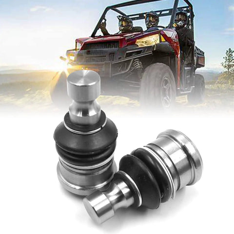 Beefed Up Ball Joint Kit 4 Pieces Direct Replacement for Polaris Ranger UTV 2009 to 2020 Models Replaces 7061220 7061187 7081505 7081580 53-50040 42-1037 WE350040 Tough Suspension Upgrade ball joint pair